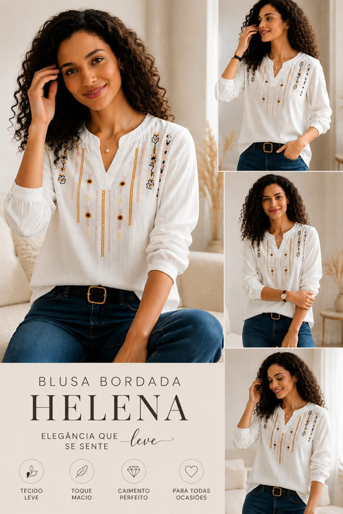 Blusa Helena — Bordada