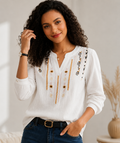 Blusa Helena — Bordada