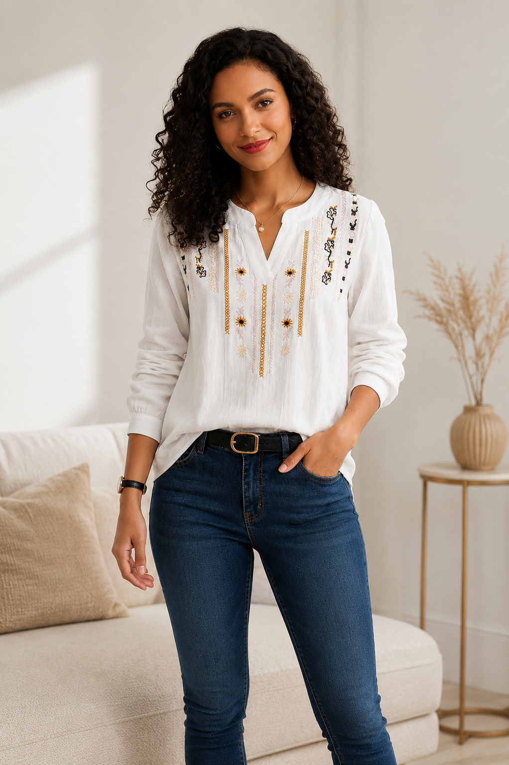 Blusa Helena — Bordada